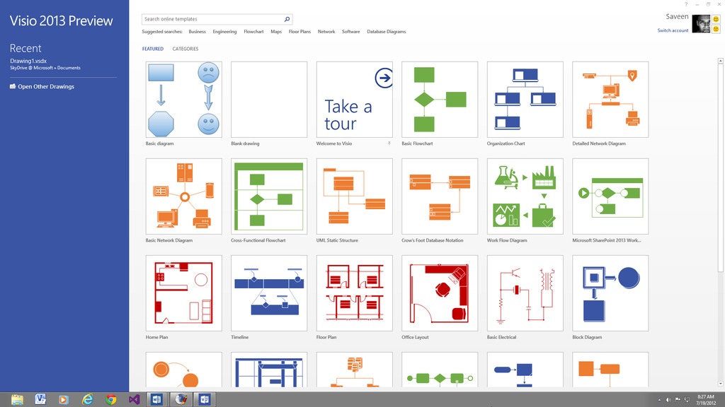 Microsoft Visio 2013 Professional - PC - Download [D87-05358] |  