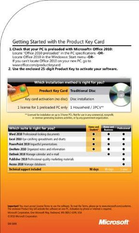 microsoft office home and student 2010 download with product key