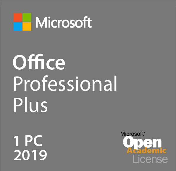 Microsoft Office 2019 Professinal Plus Open Academic