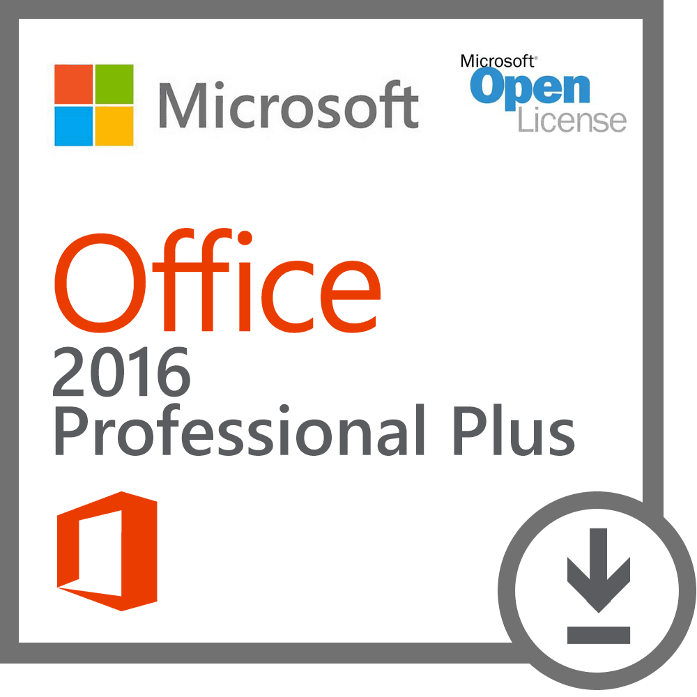 Microsoft Office 2016 Professional Plus Open License