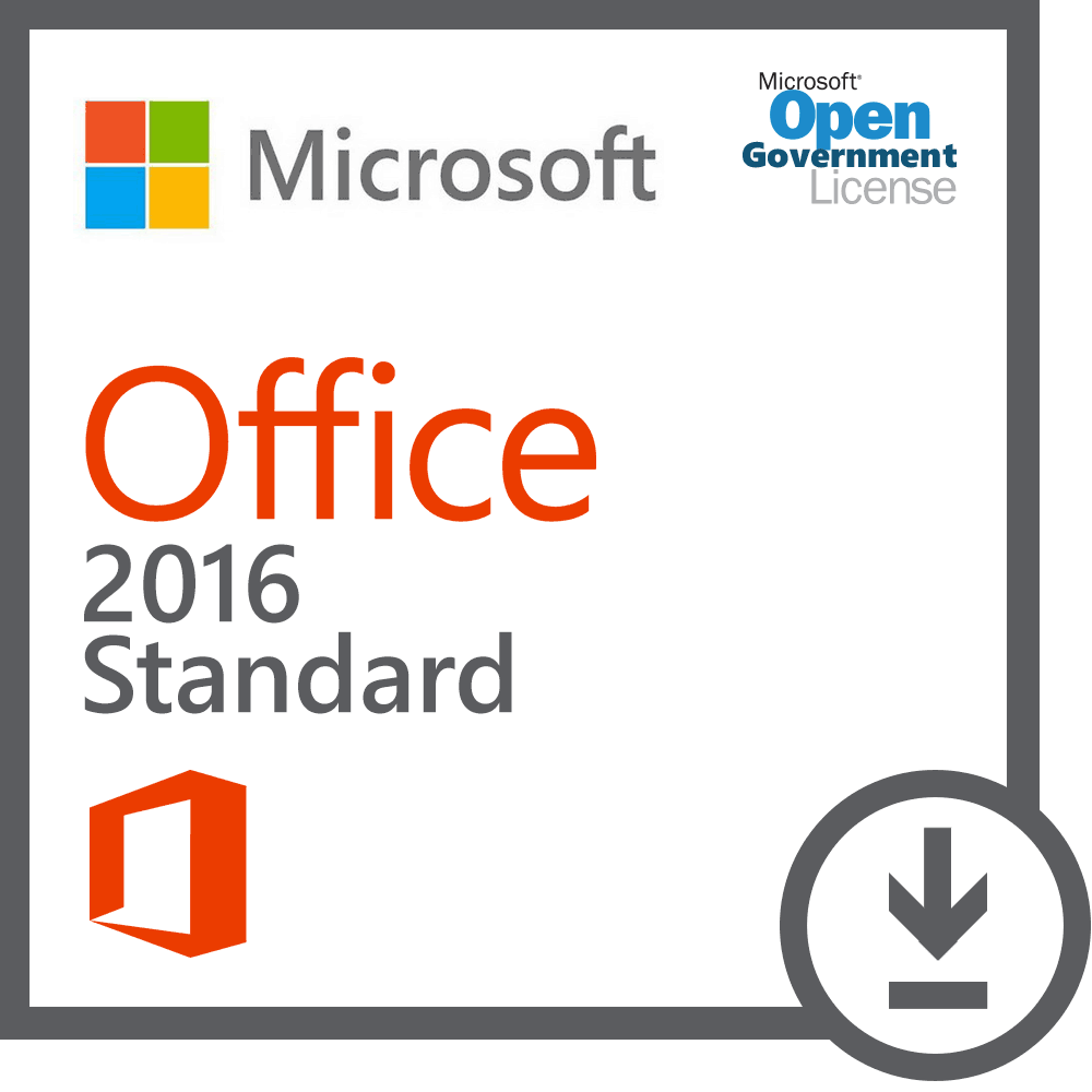 Microsoft Office Standard 16 Open License Government Mychoicesoftware Com