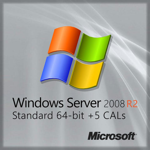 Microsoft Windows Server 2008 R2 Standard X64 Server 5 Cals Oem