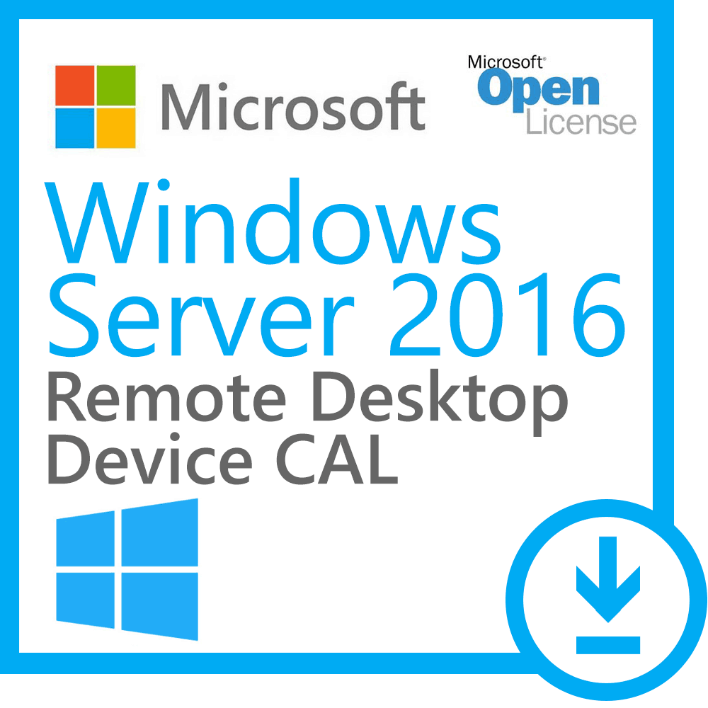 Microsoft Windows Server 2016 Remote Device Cal Open Academic