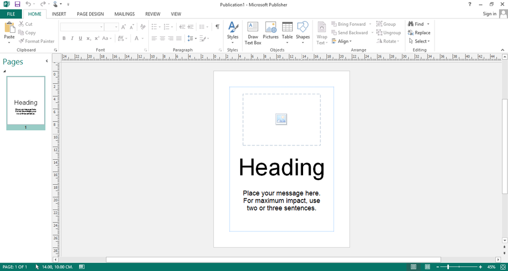 microsoft publisher 2013