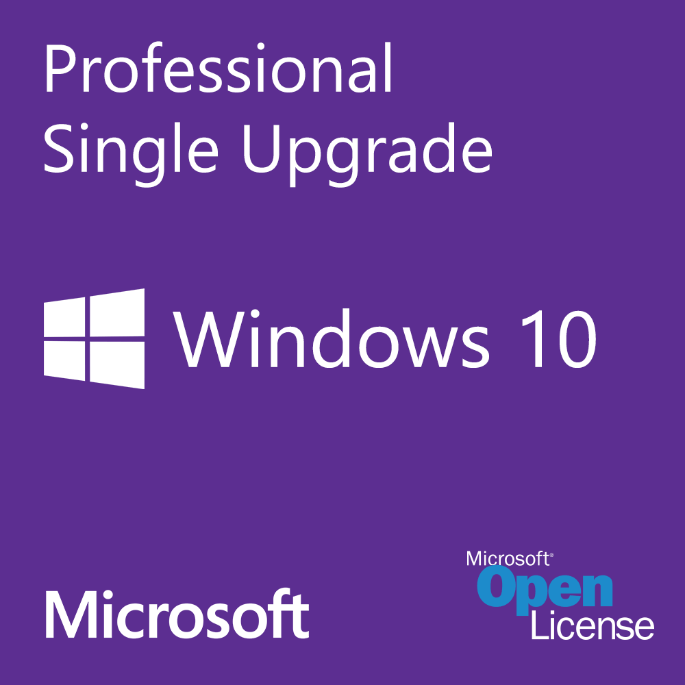 Microsoft Windows 10 Professional Single Upgrade Open License