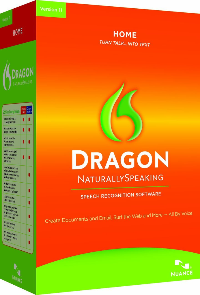 nuance dragon naturally speaking software free