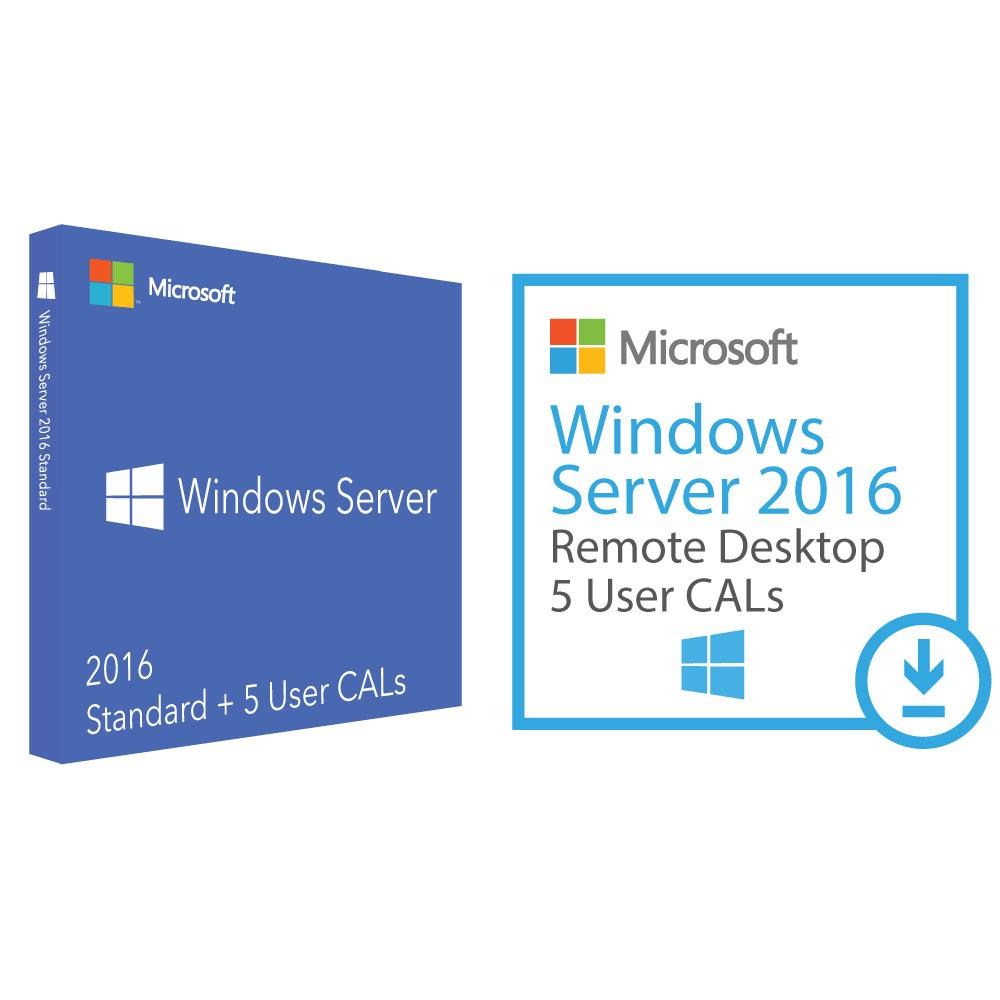 windows server 2016 remote desktop services 5-user cal