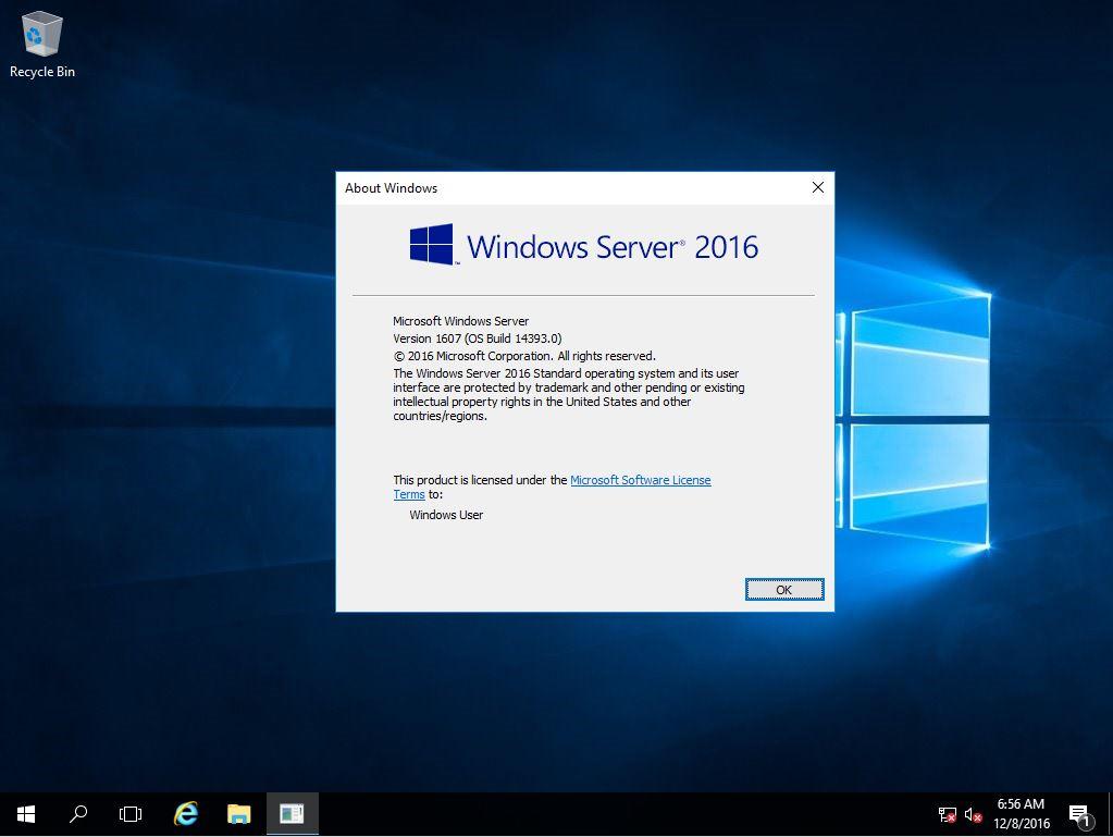 windows server 2016 standard calculator