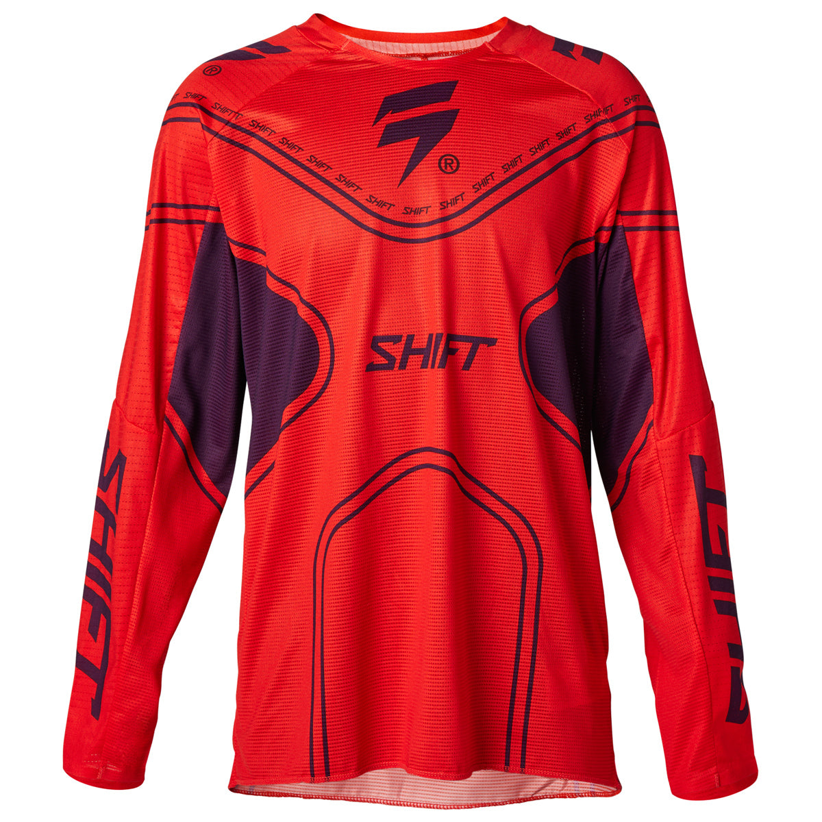 Youth Black Label Jersey - Qwik Flo Red