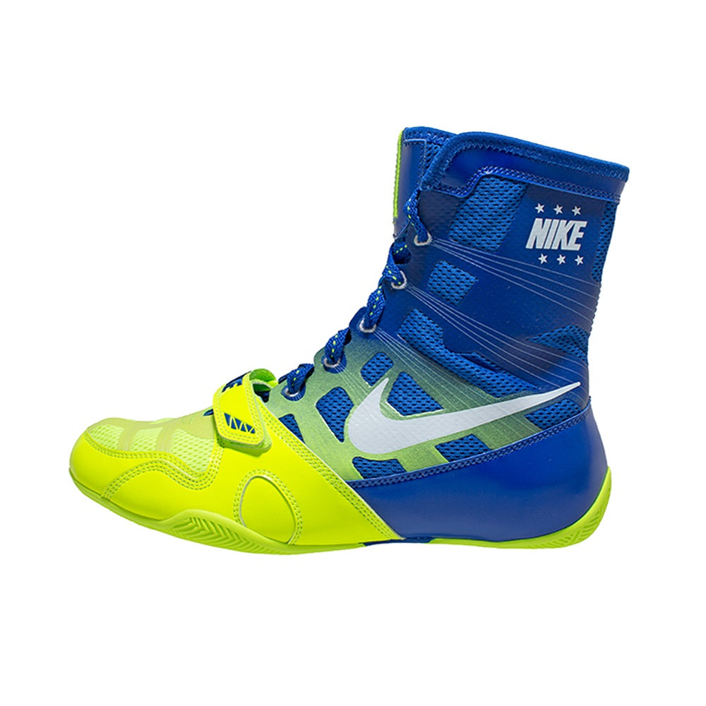 blue nike boxing shoes