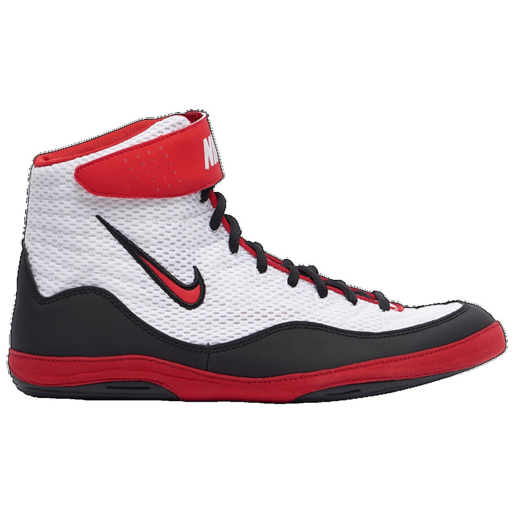 Nike Inflict 3 Wrestling Shoes Boot White/Red/Black Edmonton Canada – The Clinch Fight