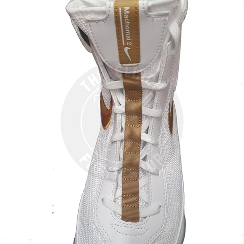 white gold boxing boots