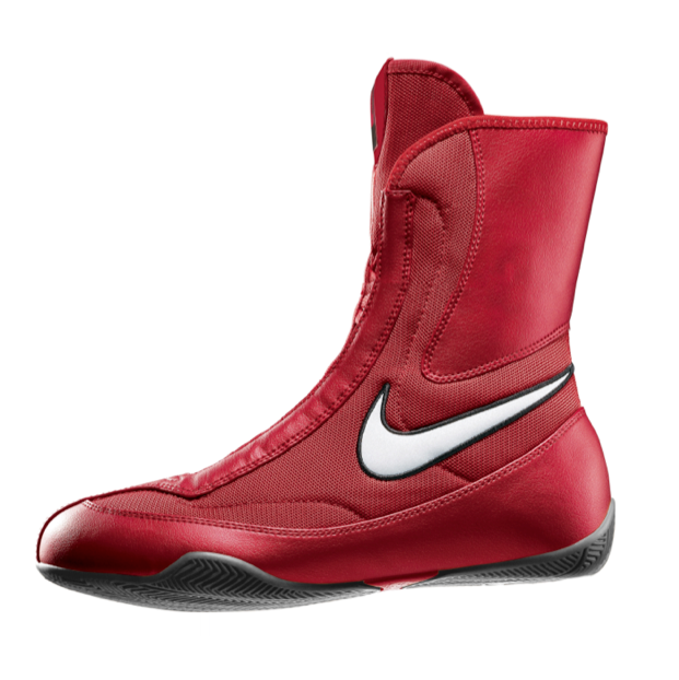 red nike boots