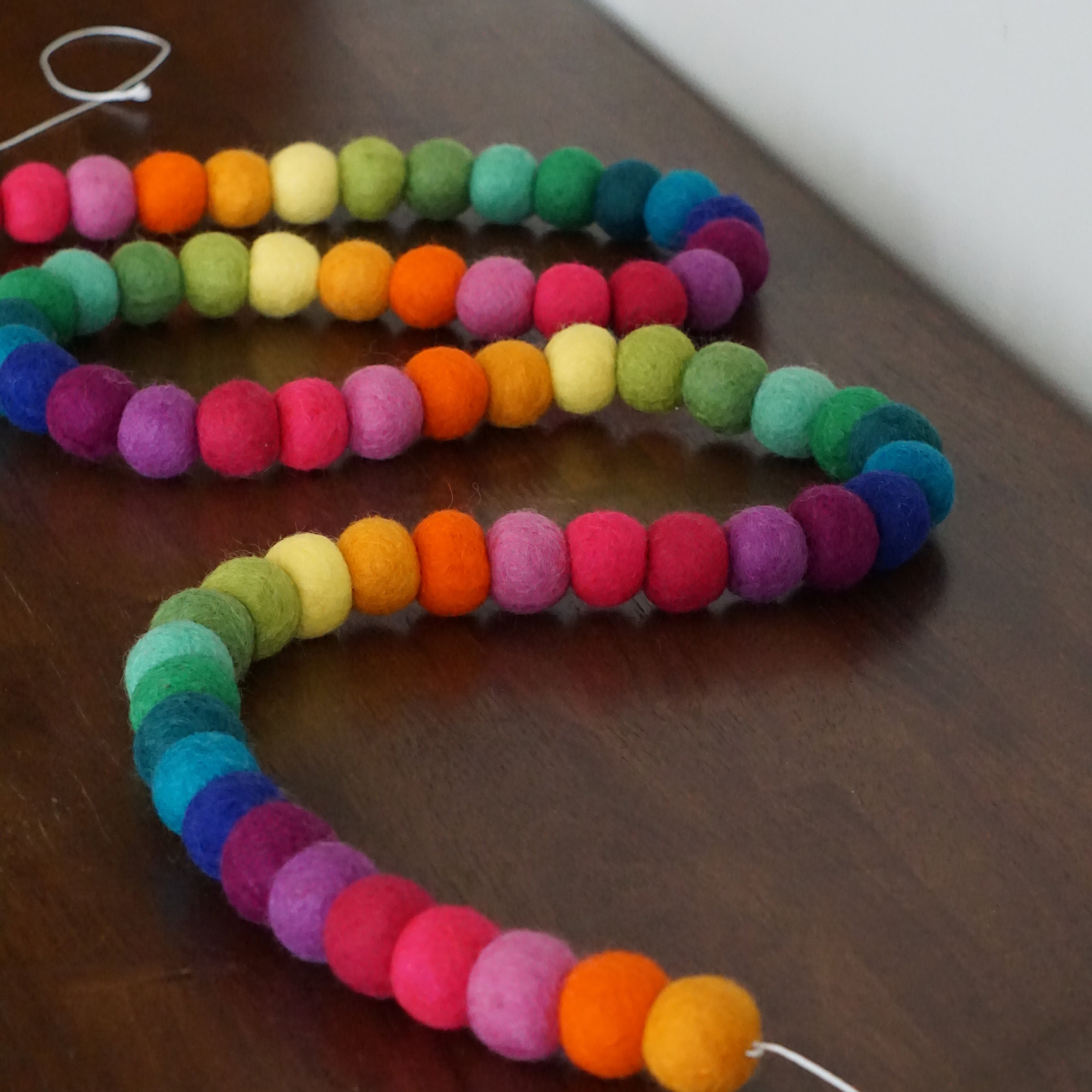 Large Ball Garland- Rainbow Brights | shopdecomod