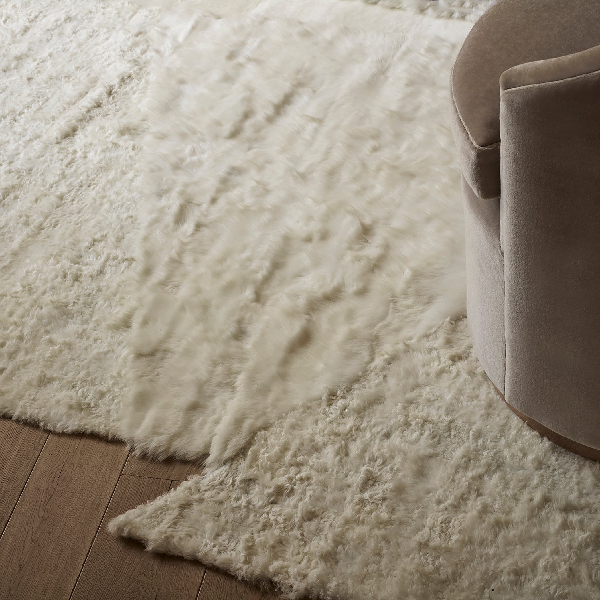 Geo Shearling Rug