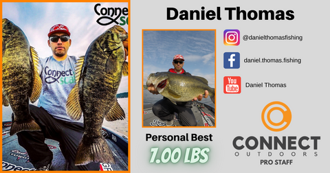 Daniel Thomas Angler Profile Connect Outdoors Pro Staff Team