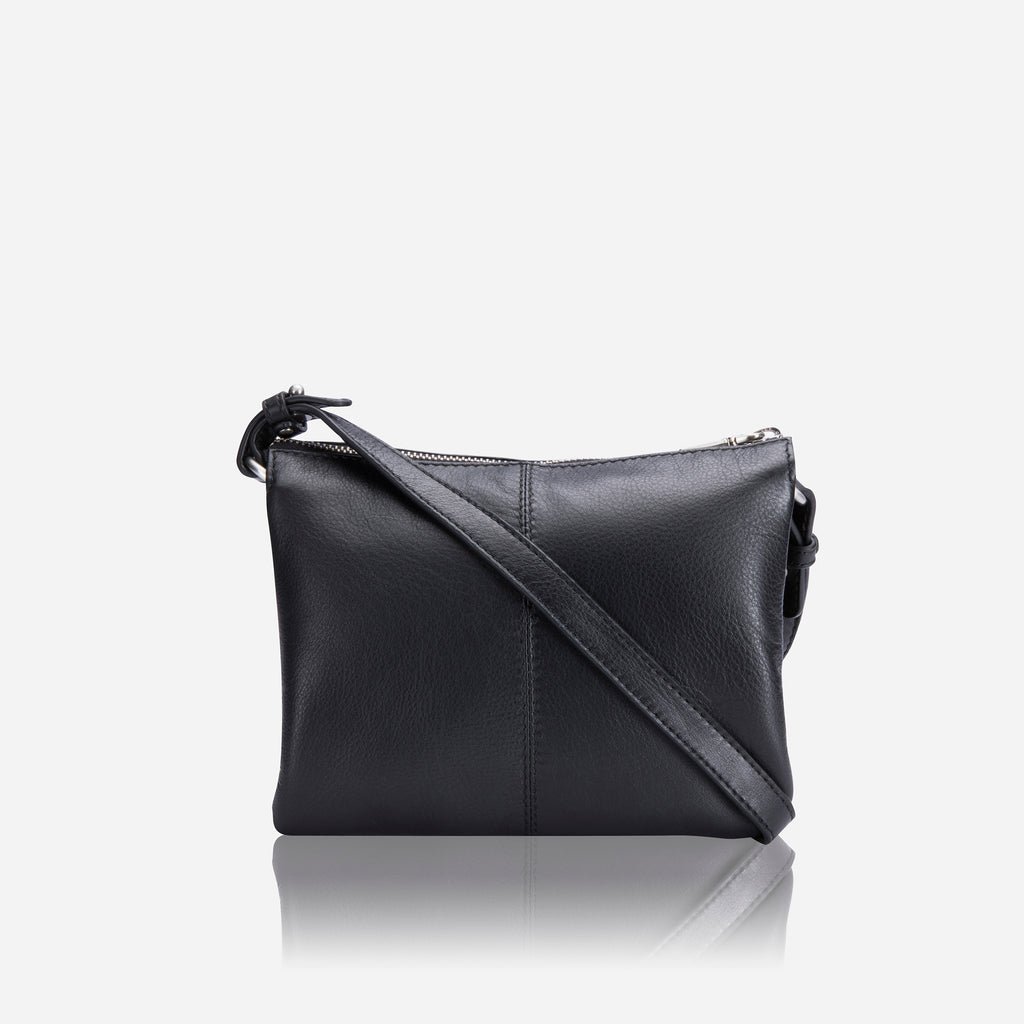 Slim Ladies Leather Crossbody, Black | Jekyll & Hide Leather SA