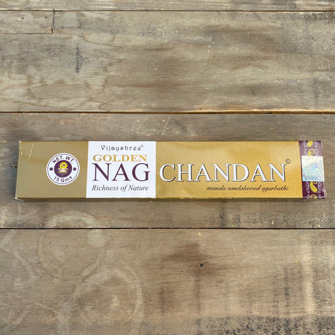 Golden Nag Incense - Chandan