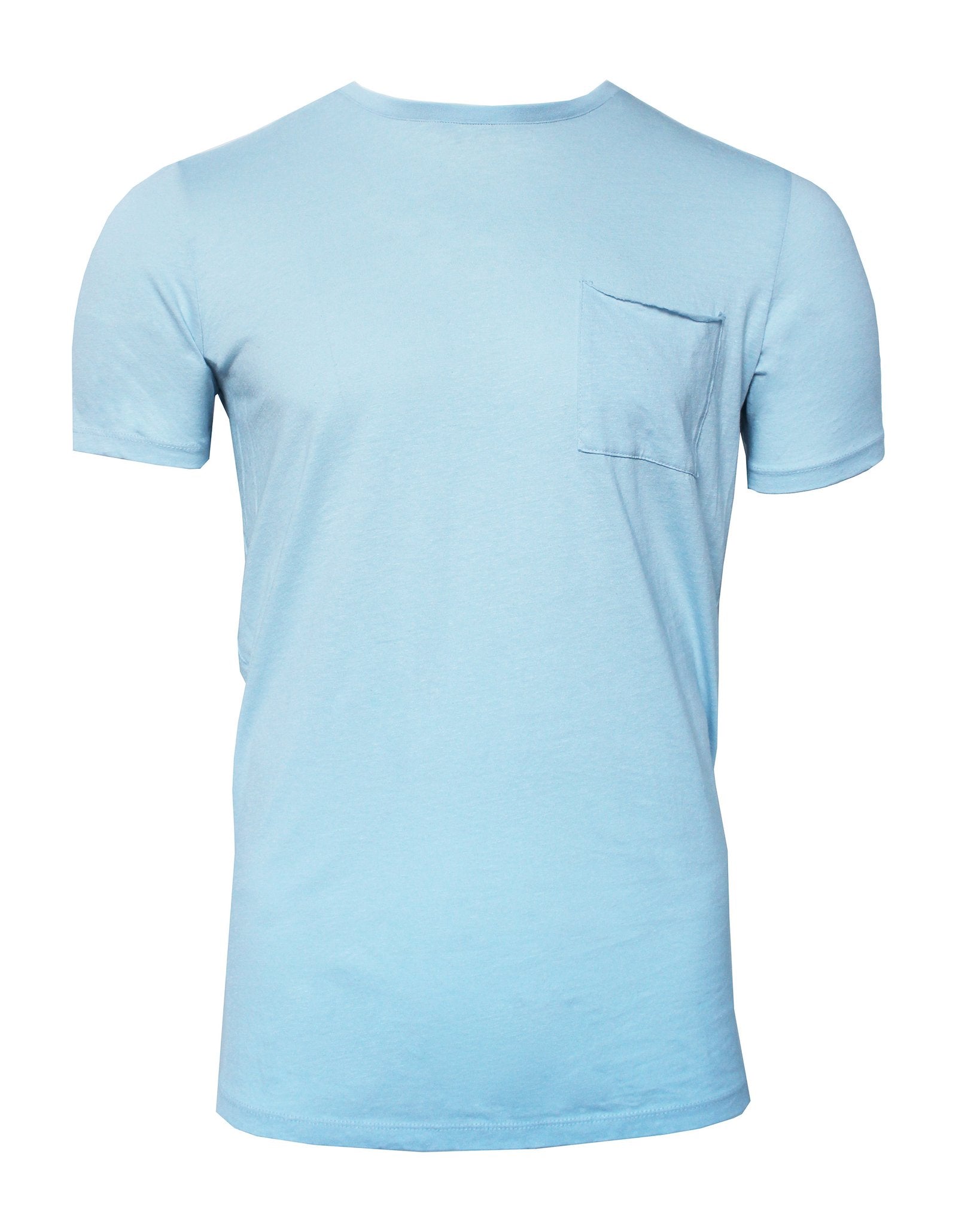 Hemp Pocket Tee: Pale Blue