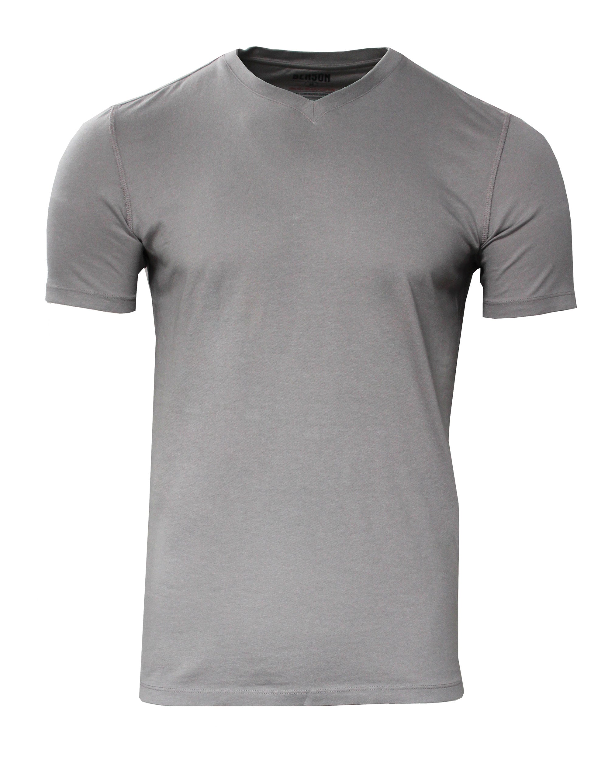 Sea Island V-Neck Tee: Lt. Grey