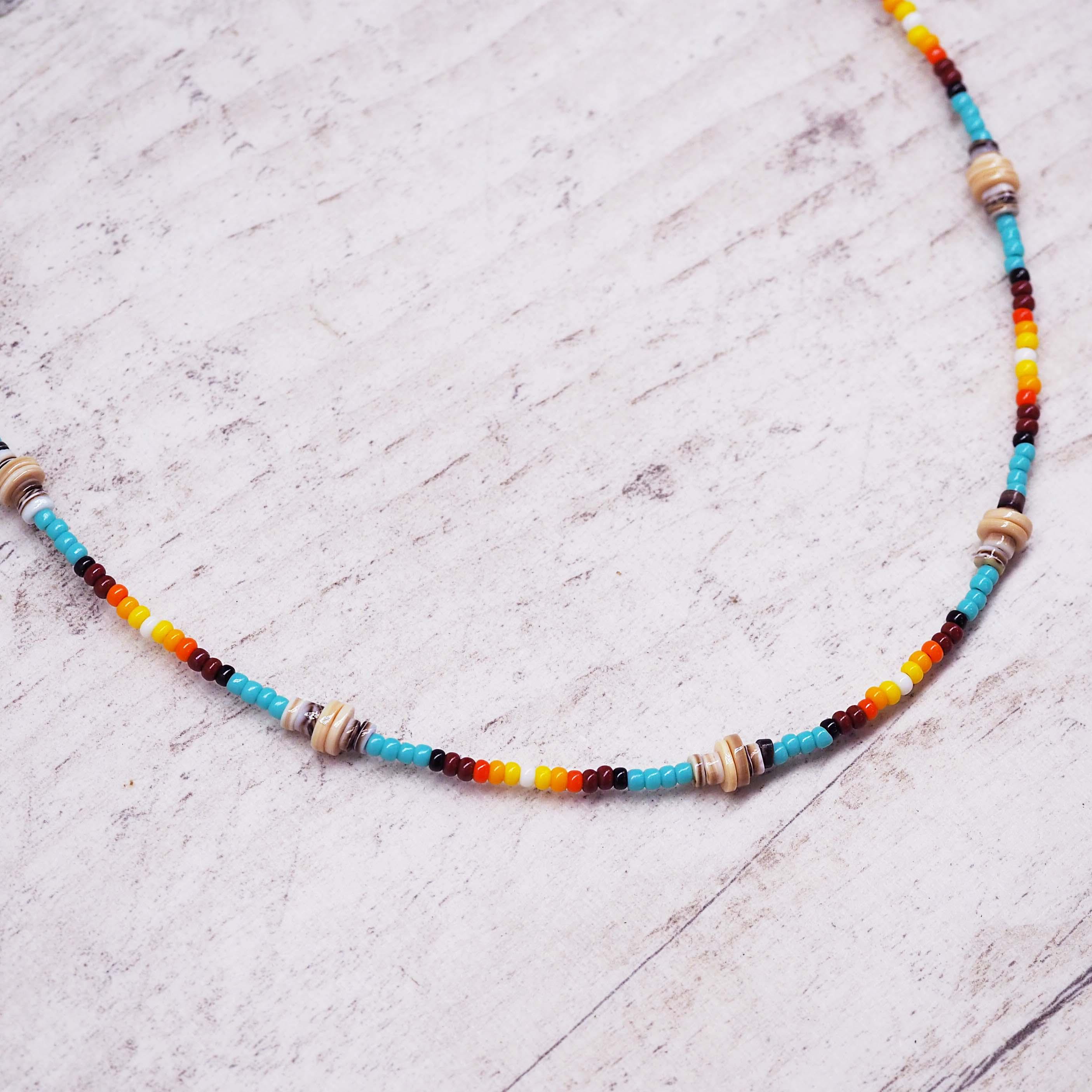 Buy Multicoloured Multistrand Mexican Beads Necklaces for Women Online at  Silvermerc | GMN_2878 – Silvermerc Designs