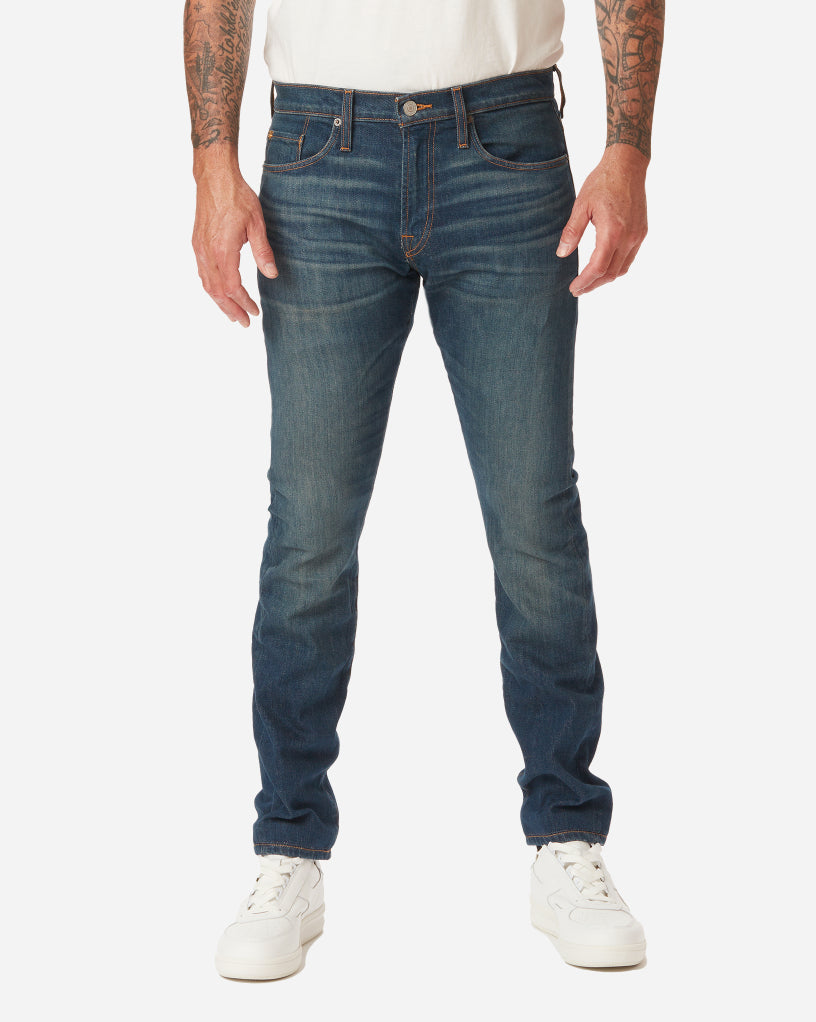 Men's Designer Athletic Taper Jeans  Dirty Vintage Wash – Ace Rivington