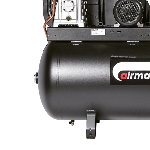 SIP Airmate B3800/270 Tandem Compressor Side View