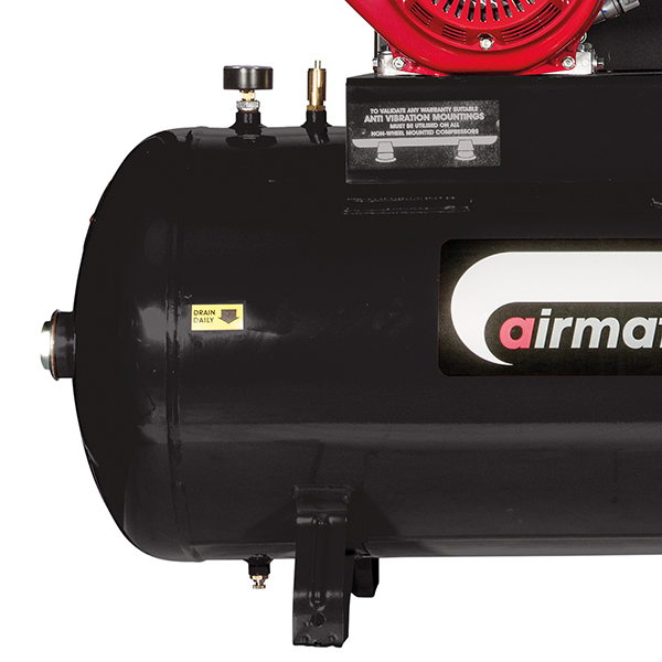 SIP Airmate ISHP11/200 Honda Petrol Compressor Front