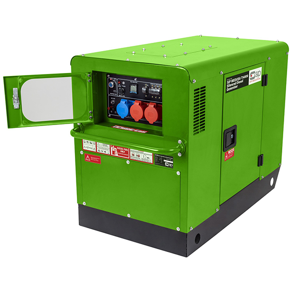 SIP T14000 Silenced Diesel Generator Right Iso Open