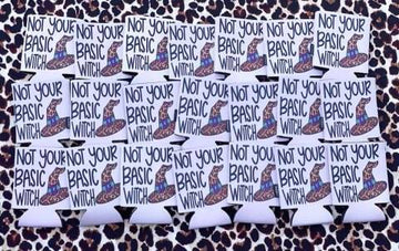 Not Your Basic Witch 12oz. Koozies