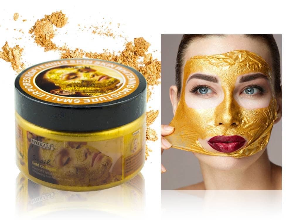 WOKALI® Gold Collagen Peel Off Facial Mask 300gm