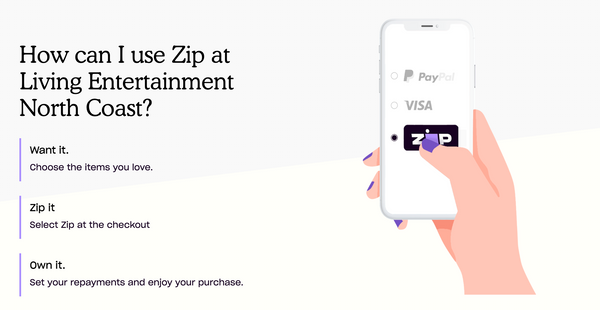 Zip Pay 12 months interest free