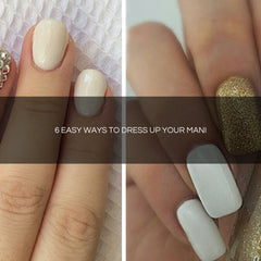 easy way to dress up your mani