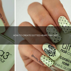 how to create dotted nail art