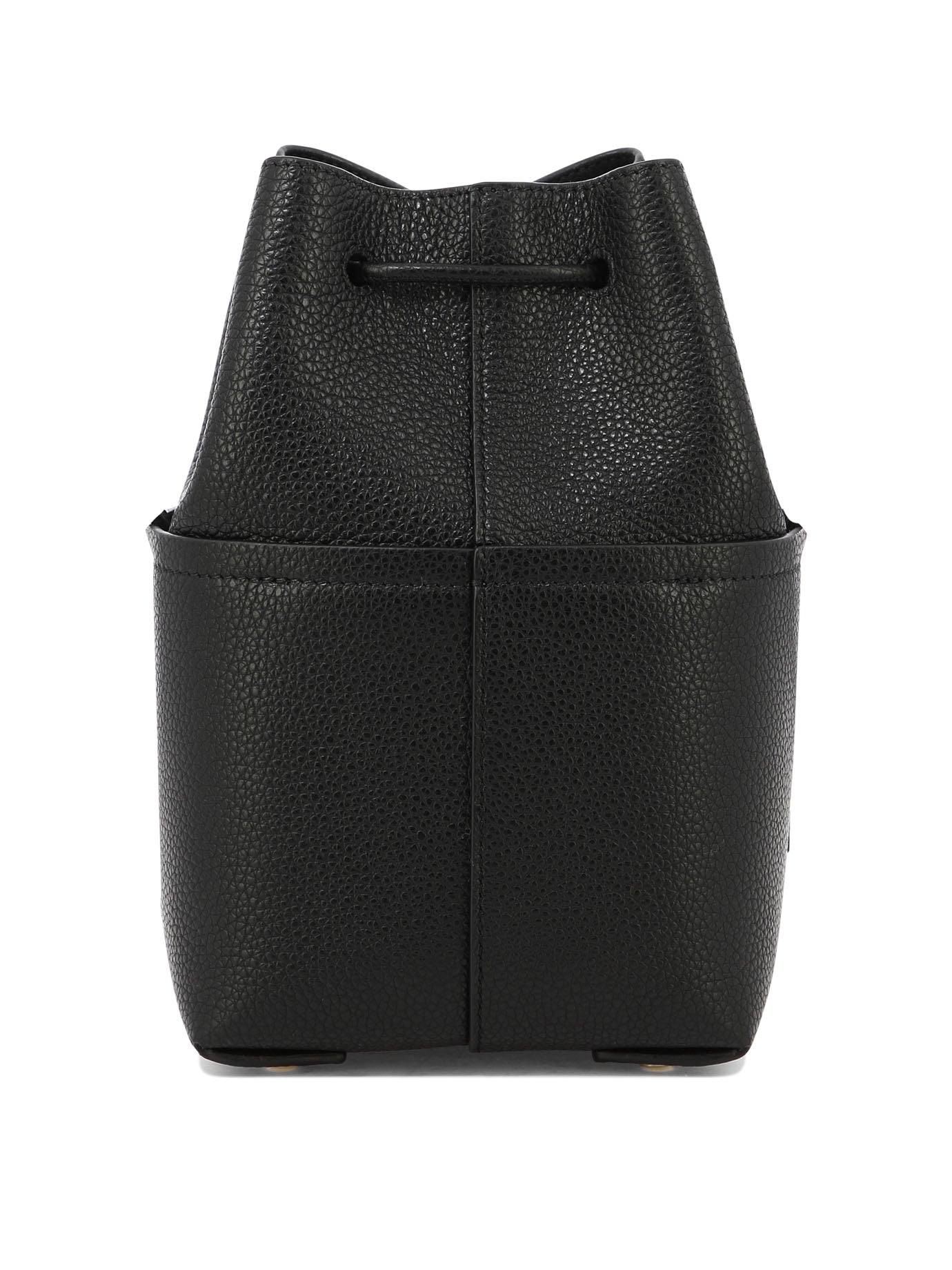 Shop Ferragamo Black Mini Crossbody Bag With Gancini Hook Detail