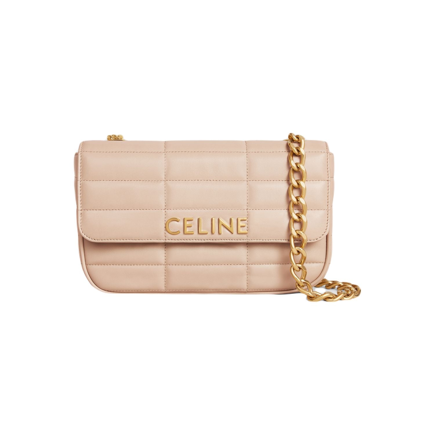 Celine Luxurious Beige Shoulder Handbag For Fashion-forward Women In Nude