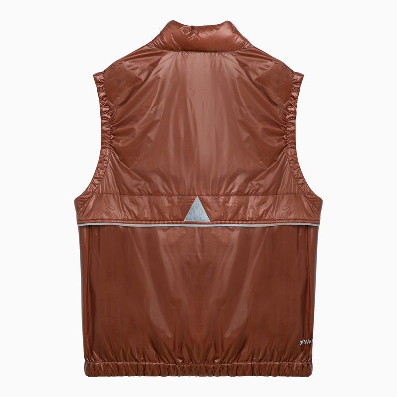 Shop Moncler Men's Red Padded Vest For The Ss24 Season