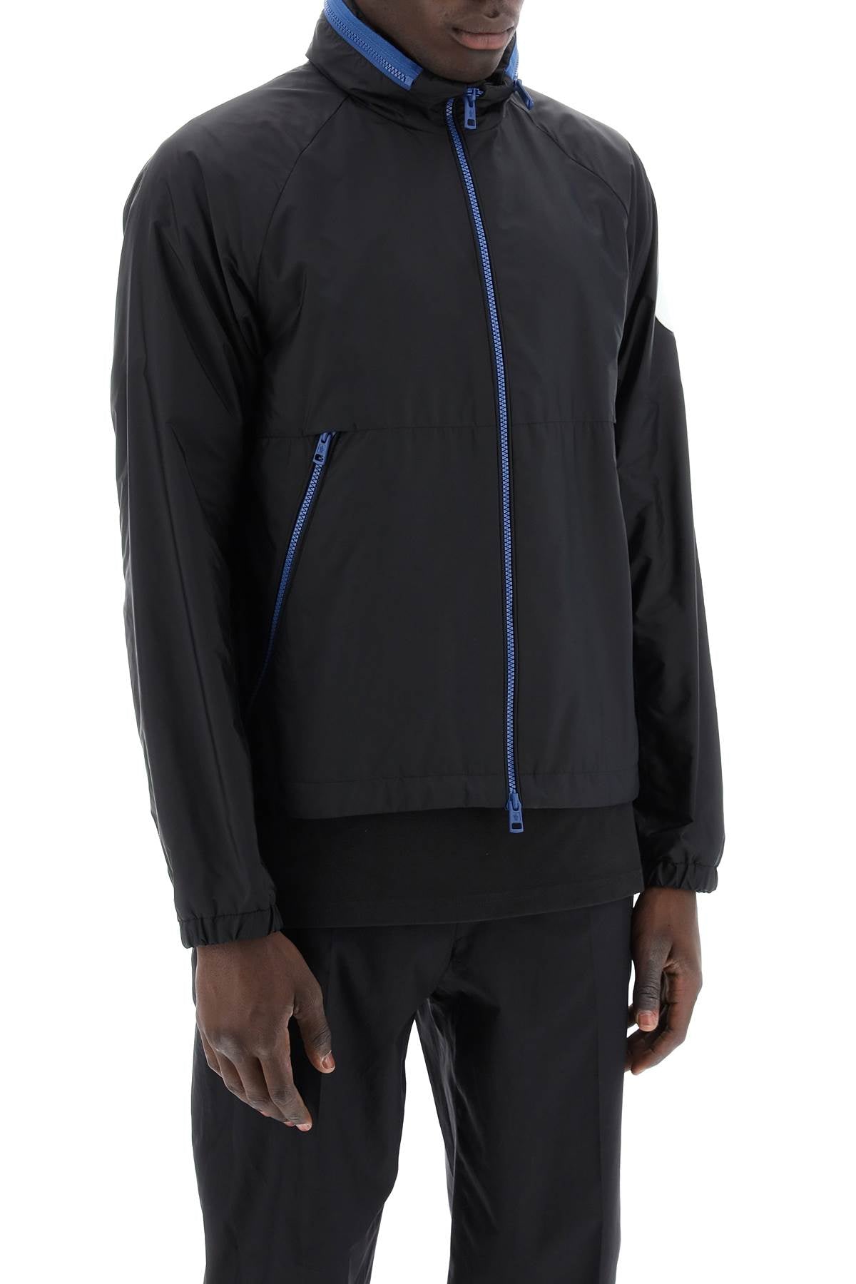 Shop Moncler Waterproof Black Octano Jacket For Men