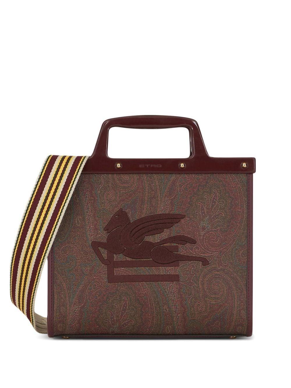 Shop Etro Stunning Paisley Tote For Women In Burgundy