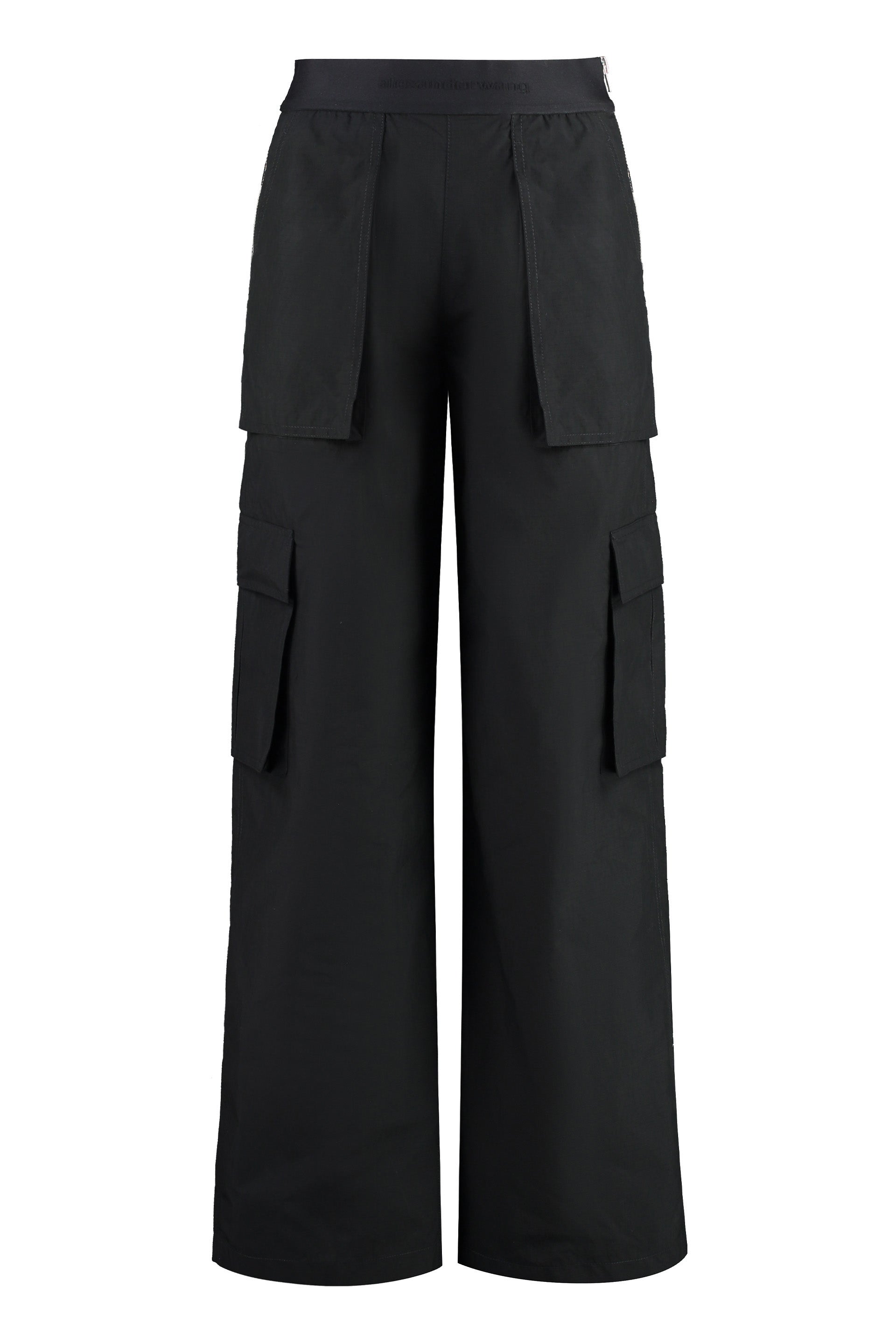 Alexander Wang Technical-nylon Pants In Black