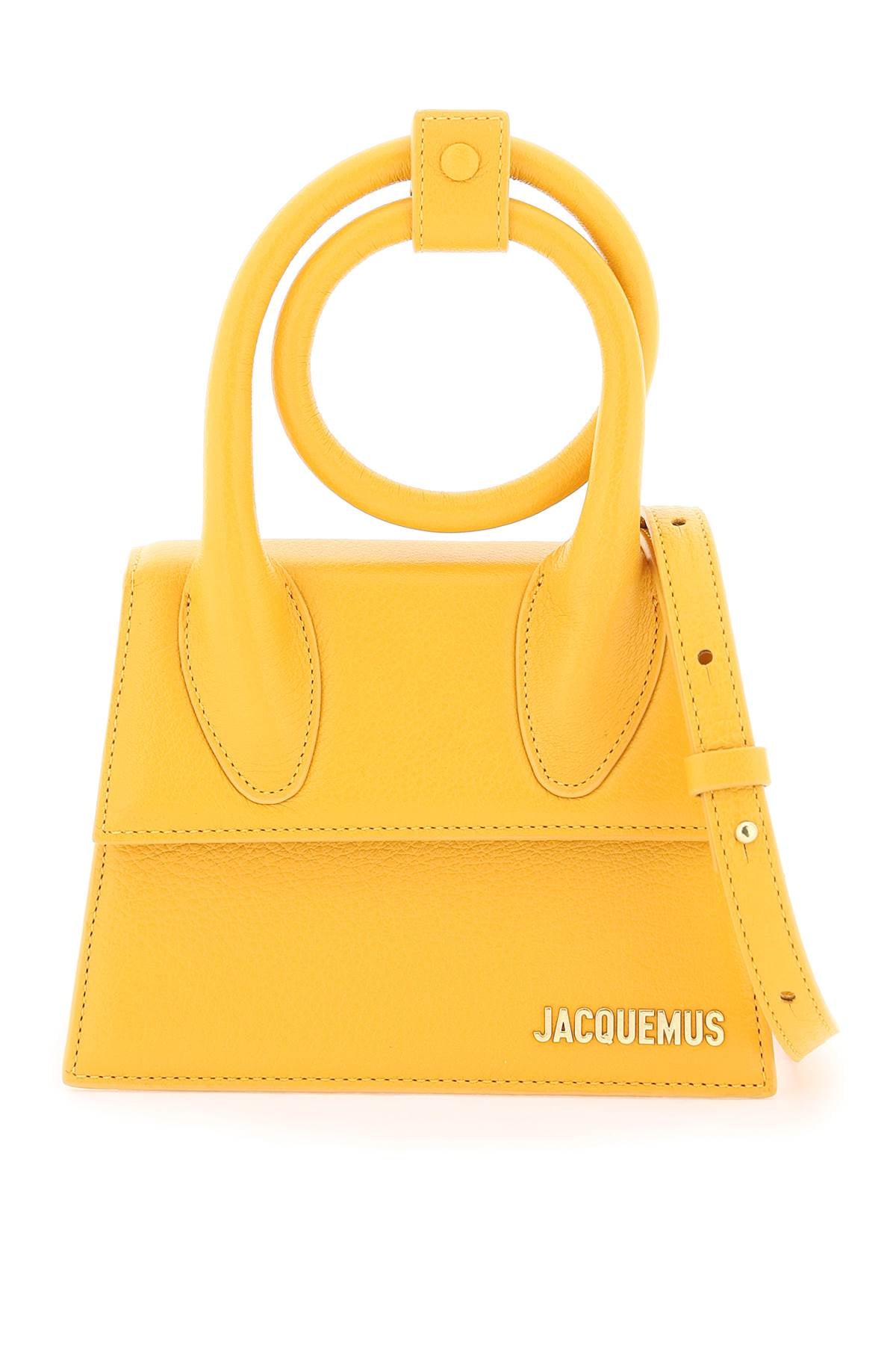 Jacquemus Le Chiquito Noeud Mini Handbag In Orange