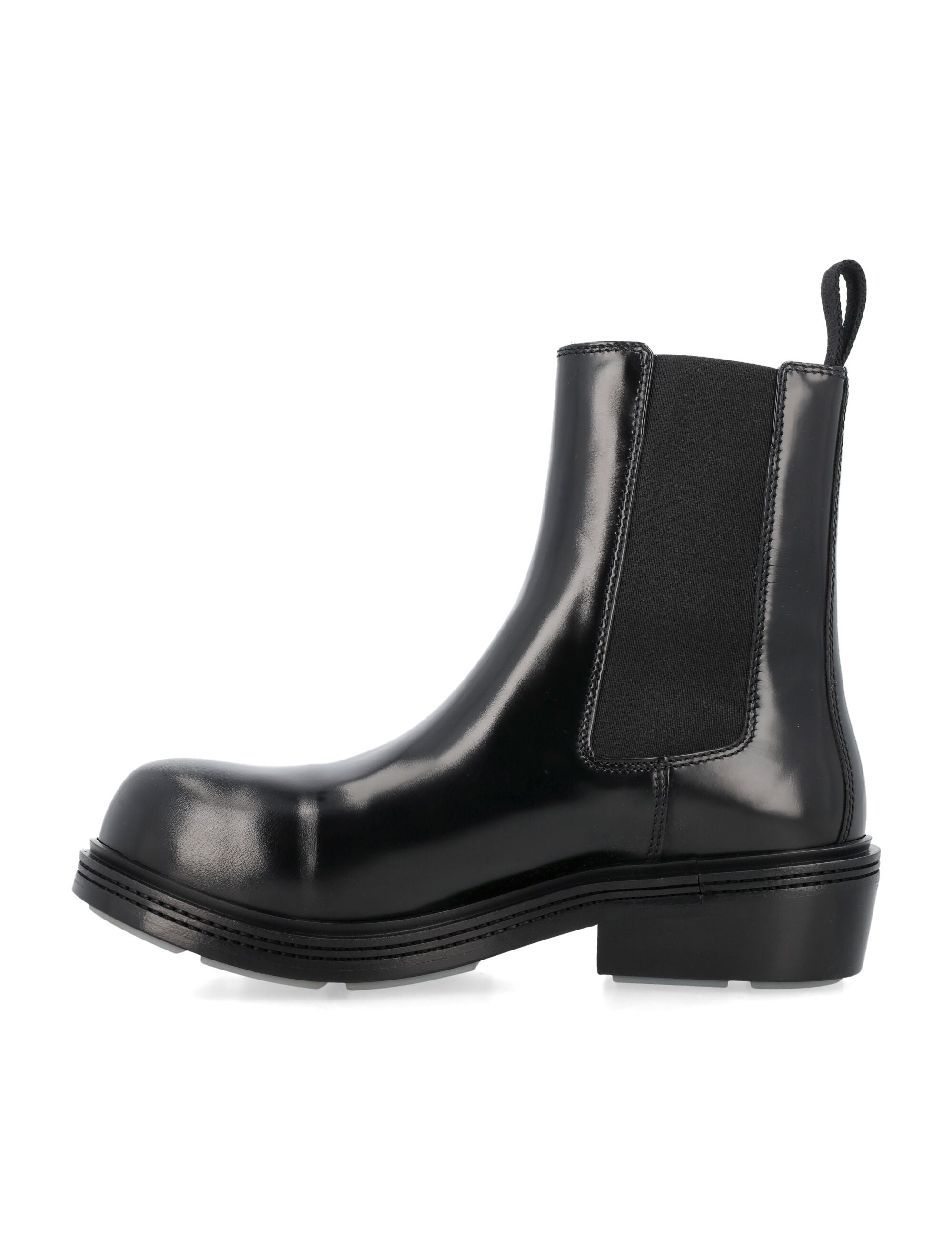 Shop Bottega Veneta Fireman Chelsea Ankle Boot For Men In Black