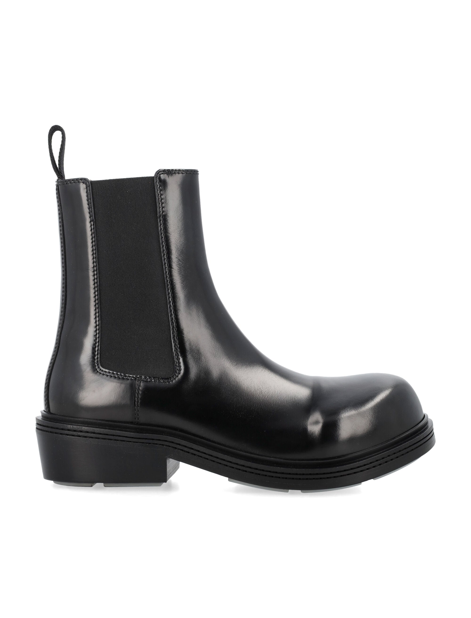Shop Bottega Veneta Fireman Chelsea Ankle Boot For Men In Black