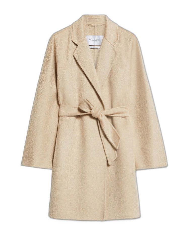 Max Mara Luxurious Cashmere Dressing Gown Jacket For Women In Beige
