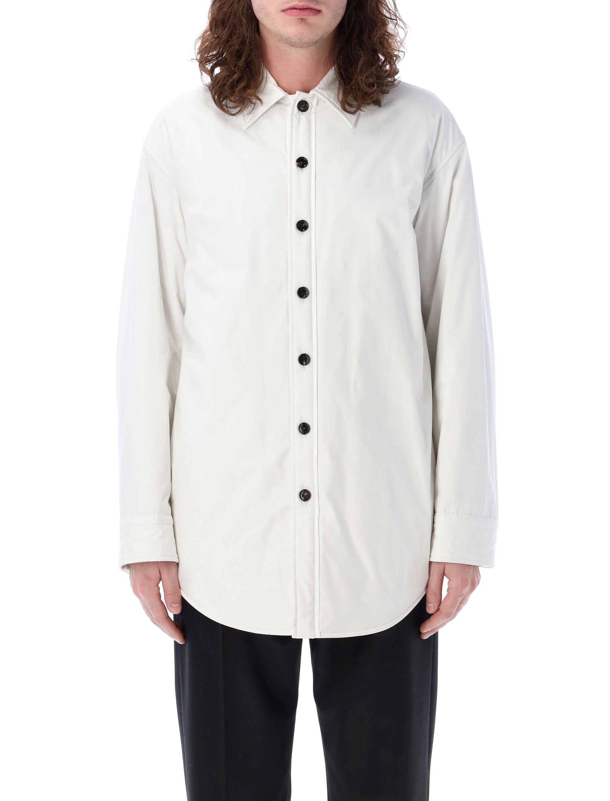 Bottega Veneta Classic White Overshirt For Men