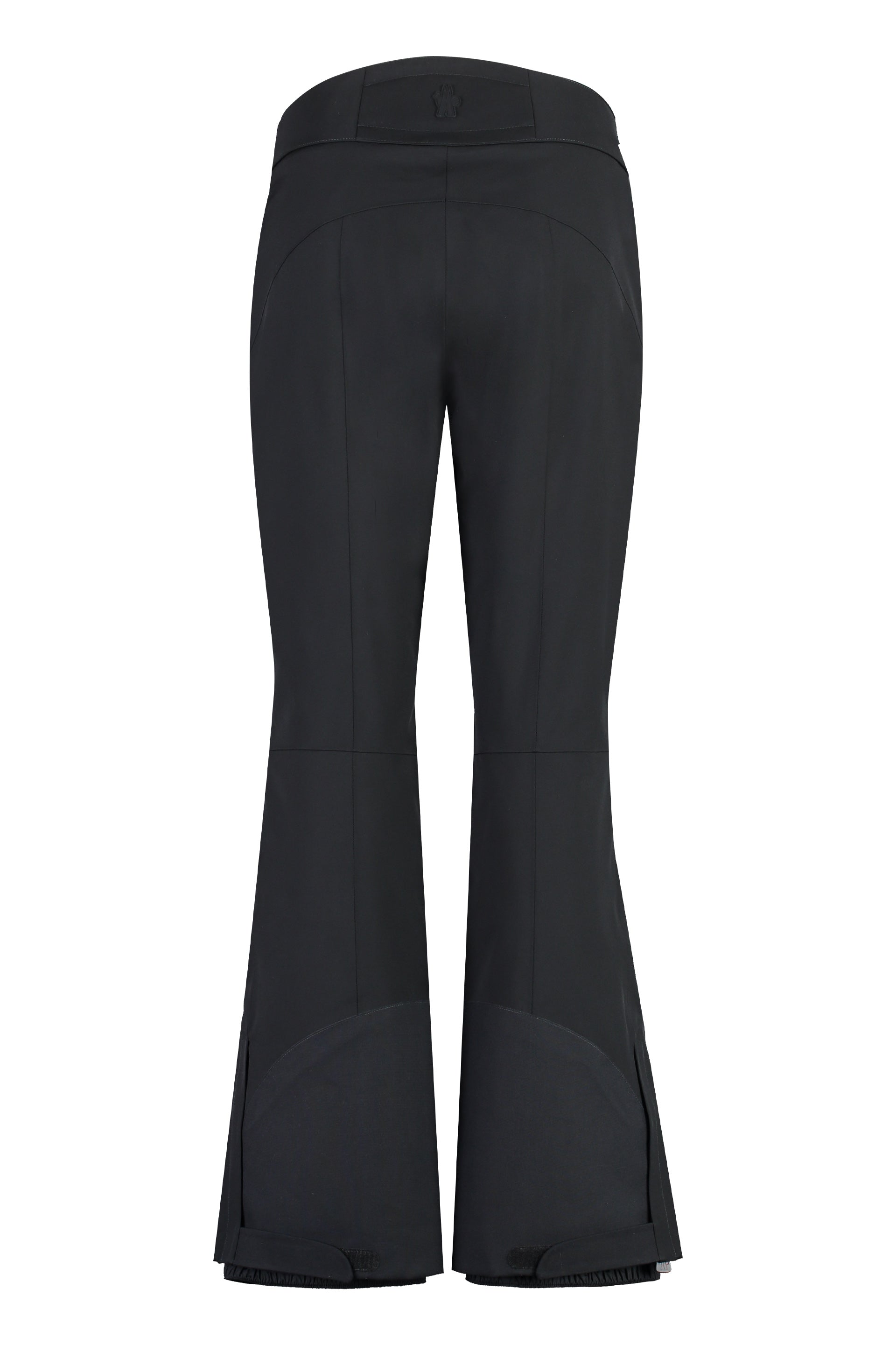 Shop Moncler Black Technical Fabric Pants For Women