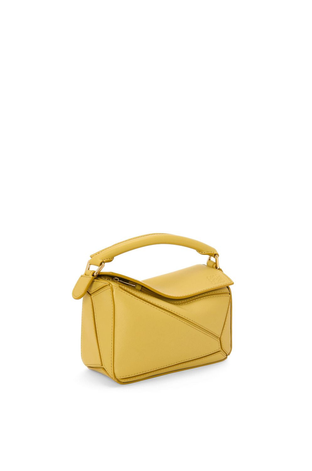 Shop Loewe B. Ochre Puzzle Mini Handbag For Women In Brown