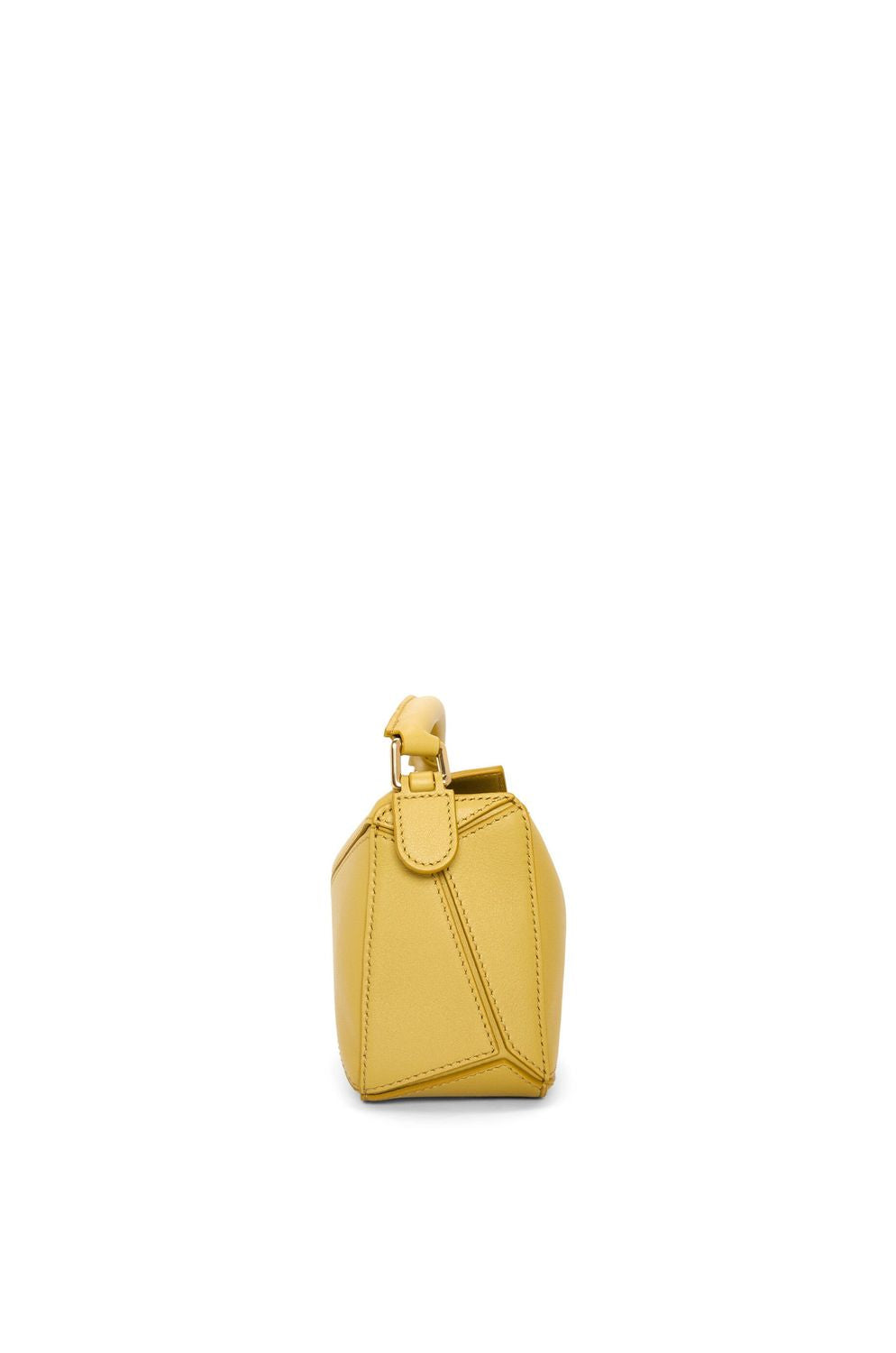 Shop Loewe B. Ochre Puzzle Mini Handbag For Women In Brown