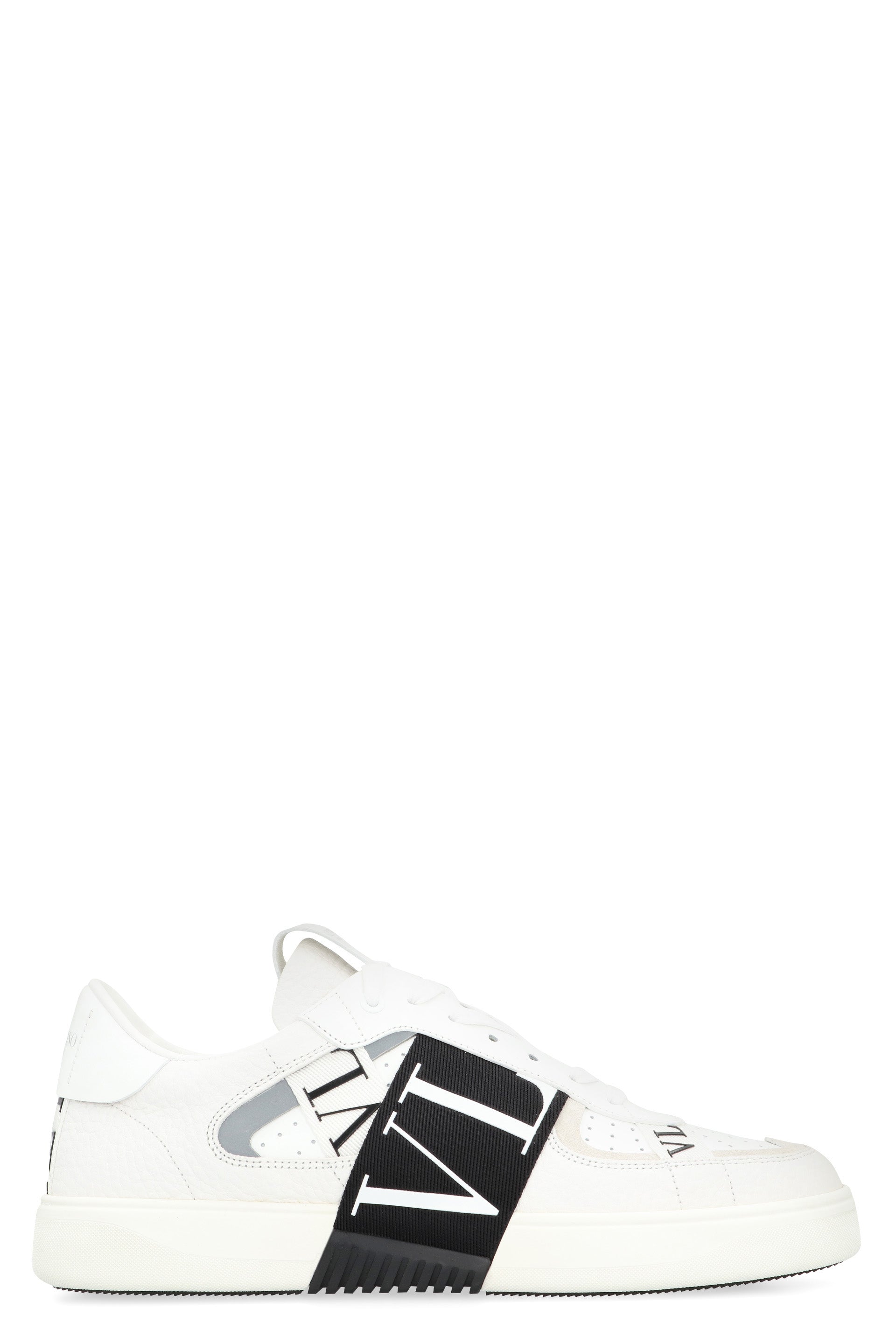 Valentino Garavani Sleek White Low-top Sneakers For Men