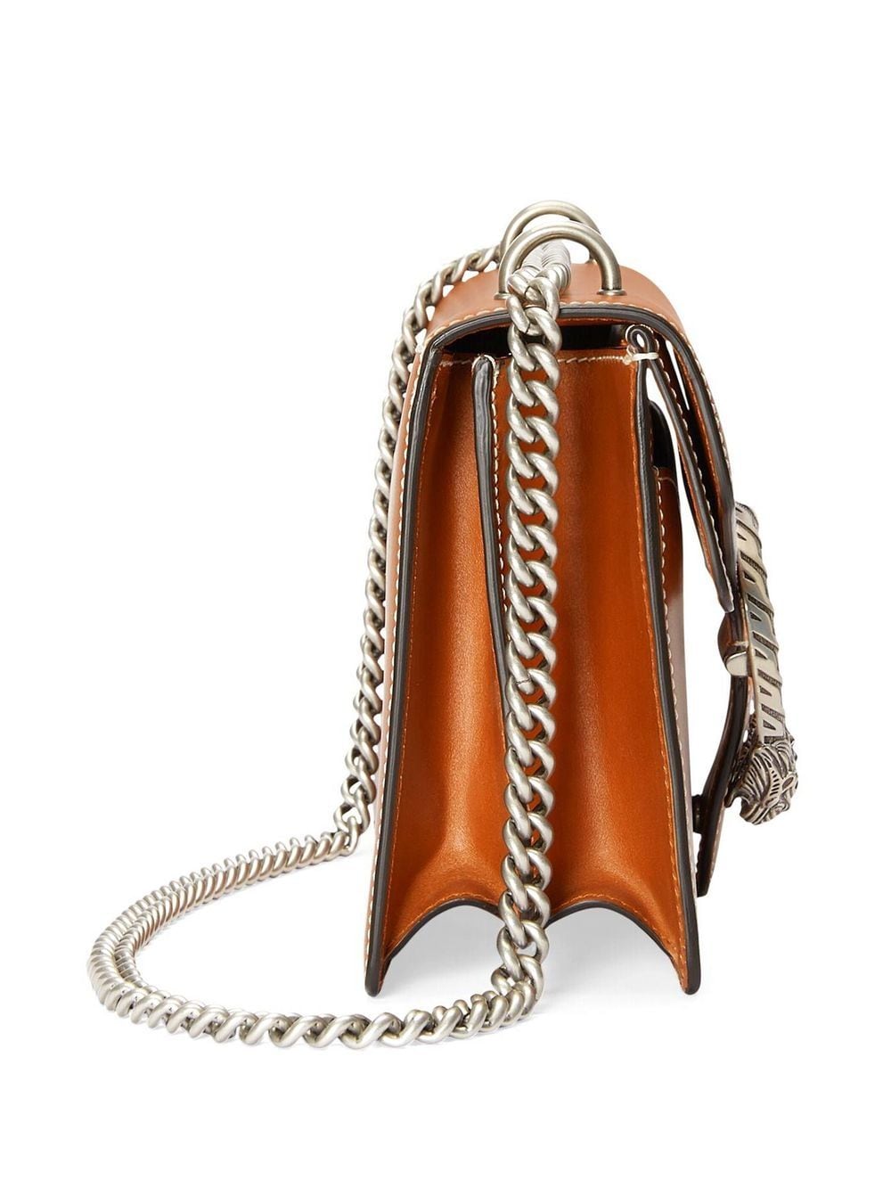 Shop Gucci Harn Brown Dionysus Small Shoulder Handbag For Women